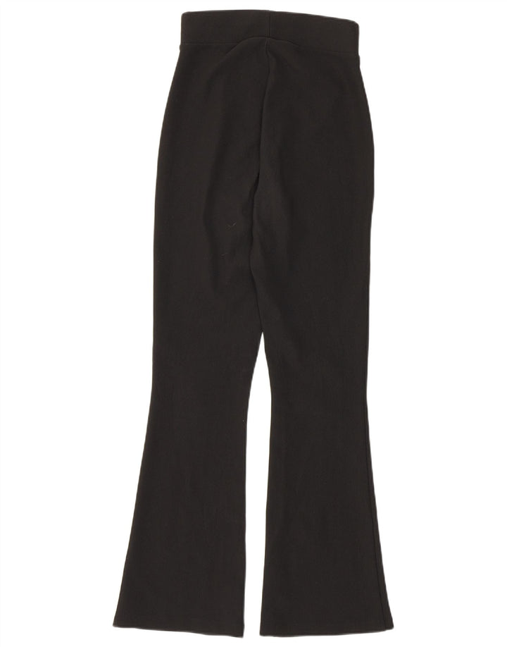 Zara Dame Flare Leggings UK 4 XS Sort