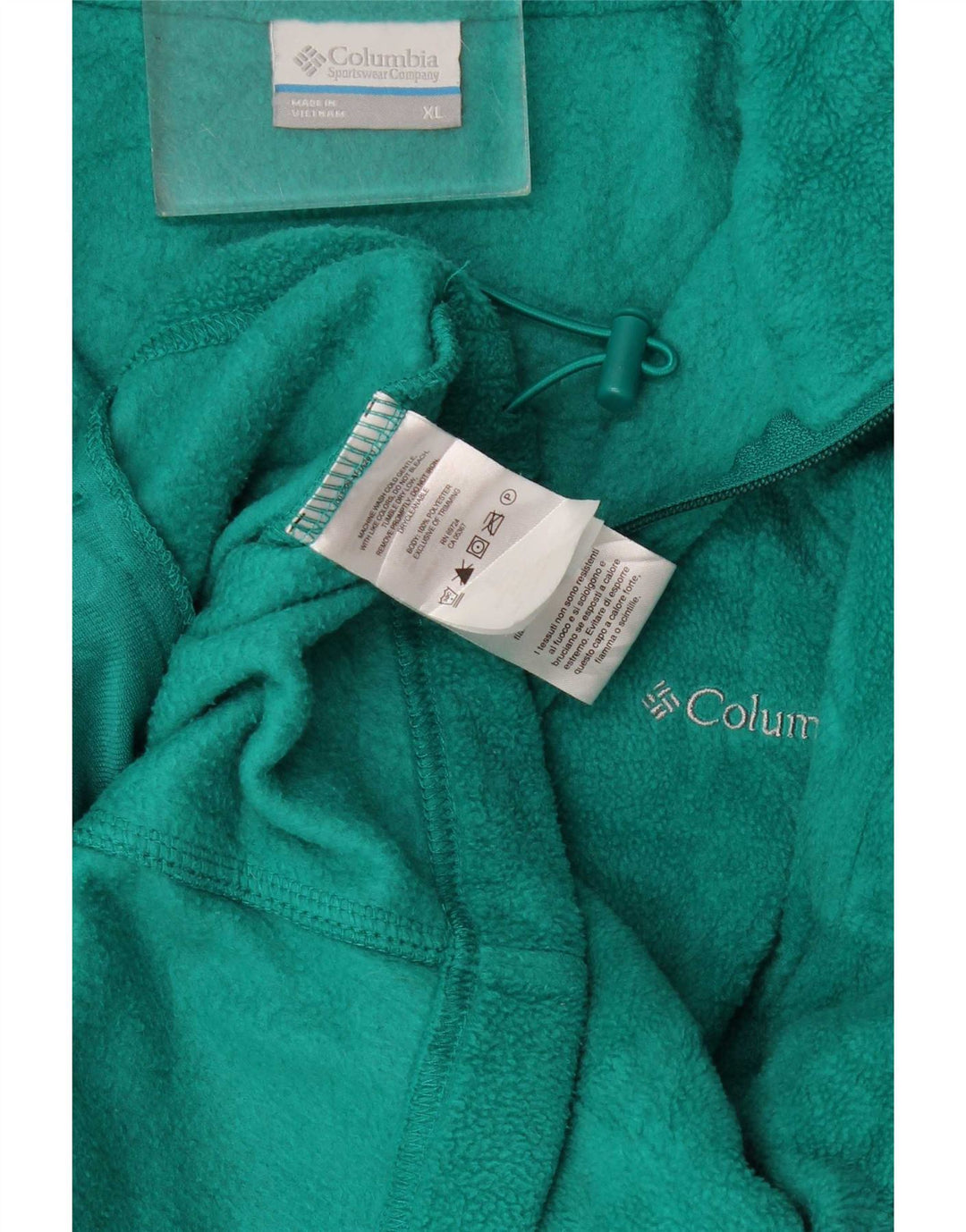 Columbia Dame Fleecejakke UK 18 XL Grøn Polyester