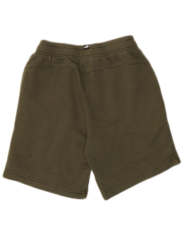 Puma Boys Sports Shorts 11-12 år Khaki Cotton