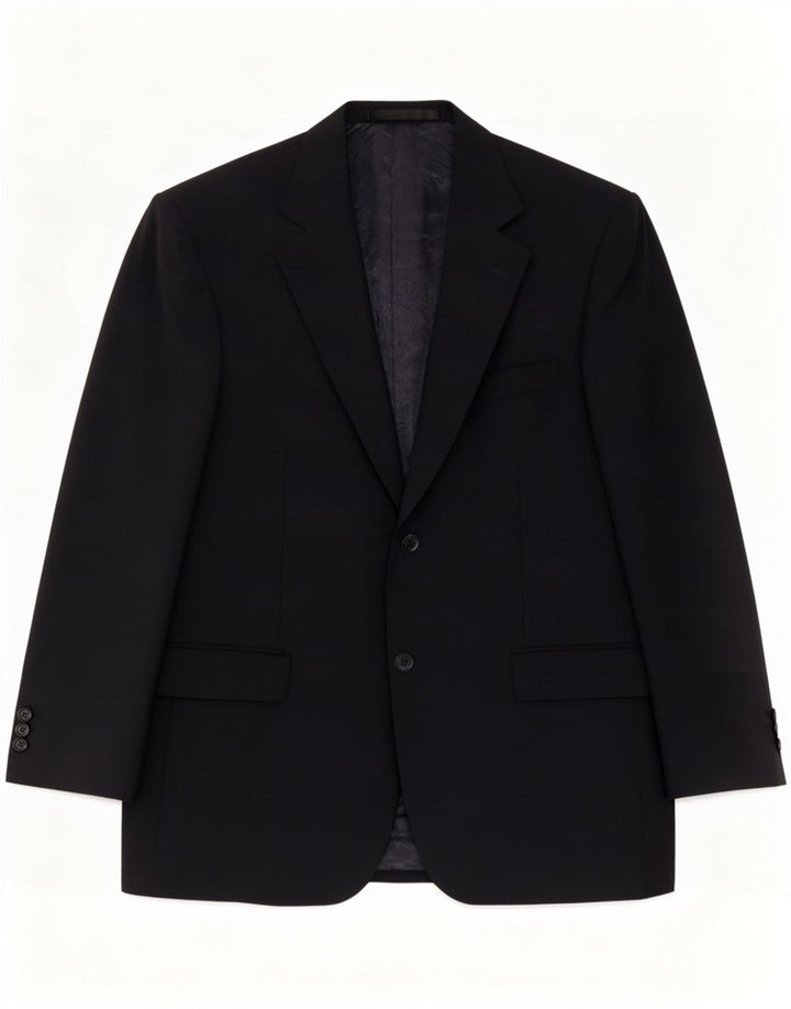 Marks & Spencer Herre 2-knaps blazerjakke UK 40 Medium Navy Blue New Wool