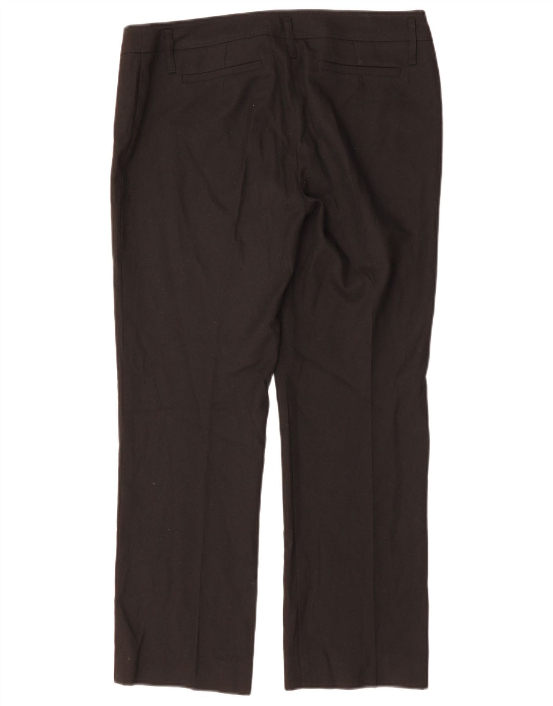 MARELLA Lige jakkesæt til kvinder bukser UK 14 Large W34 L28 Sort polyester