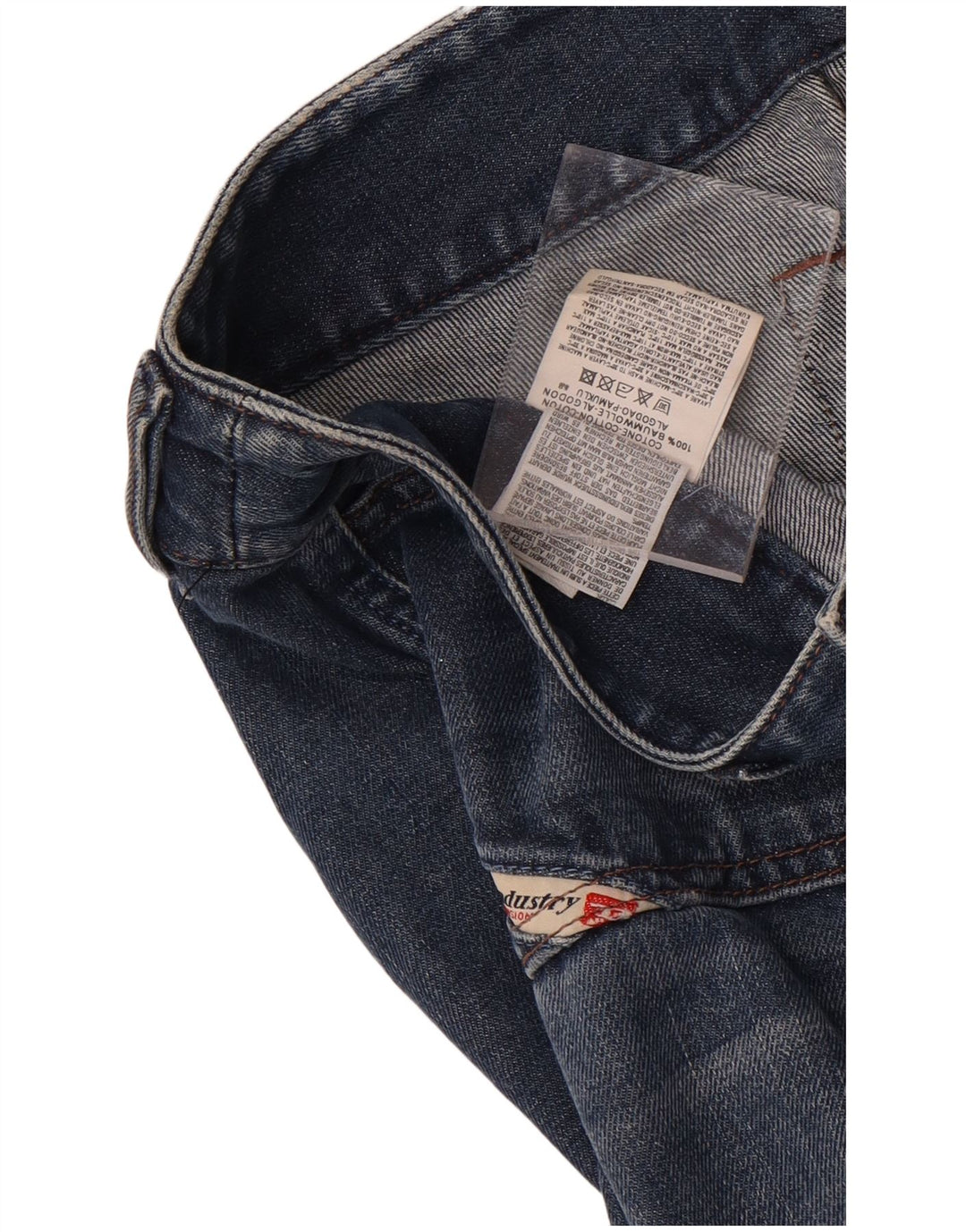 Diesel Dame Bootcut Jeans W32 L32 Blå Bomuld