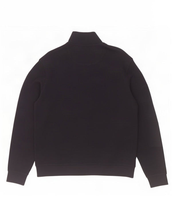 Marks & Spencer Sweatshirt med lynlås til mænd, stor marineblå bomuld