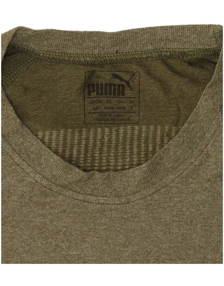 Puma Herre T-Shirt Top Lille Khaki