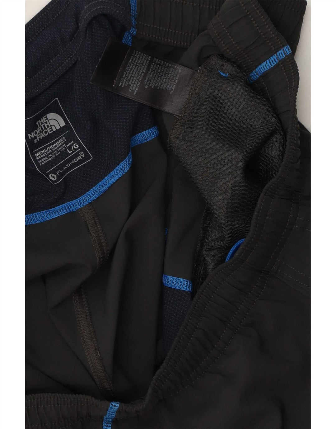 The North Face Herre grafiske sportsshorts store sortstribede polyester