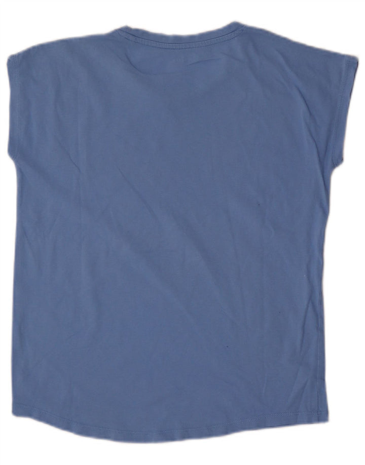 PEPE Jeans Dame Grafisk T-Shirt Top Lille Blå