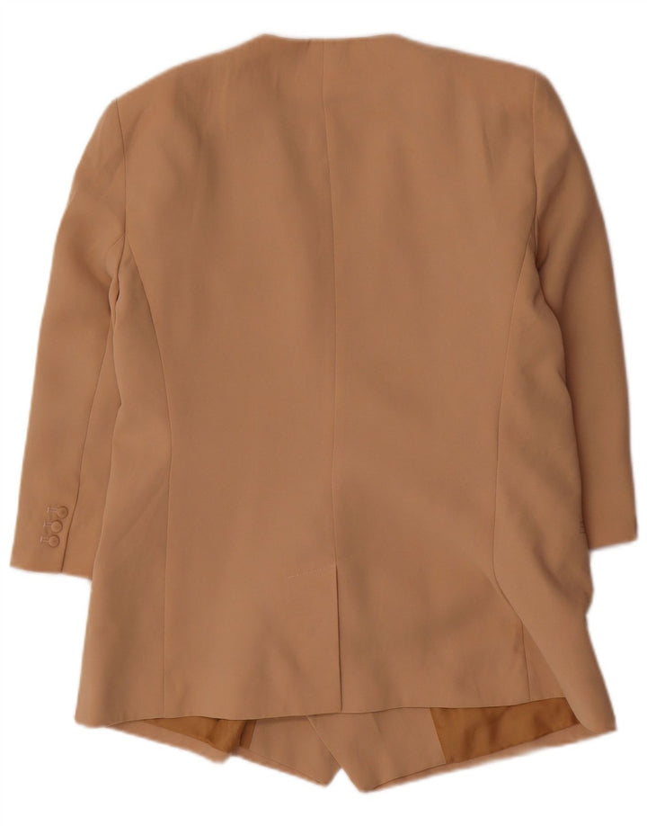French Connection Dame 3/4-ærmet blazerjakke UK 14 Medium Beige