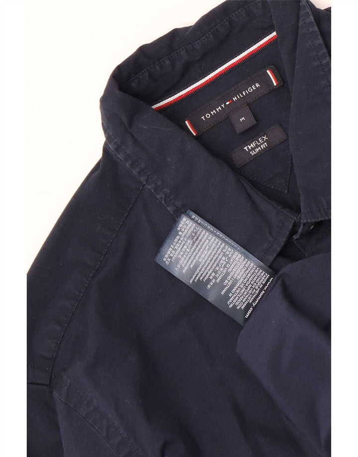 Tommy Hilfiger Herre Slim Fit skjorte Medium Navyblå Bomuld