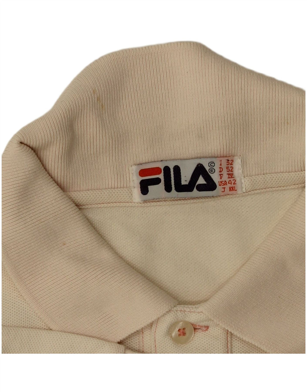 FILA Poloshirt til mænd IT 52 Stor Pink Bomuld