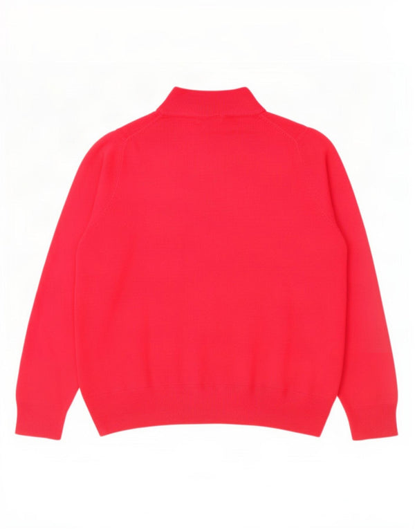 Marks & Spencer Dame Turtle Neck Jumper Sweater UK 20 2XL Pink Akryl