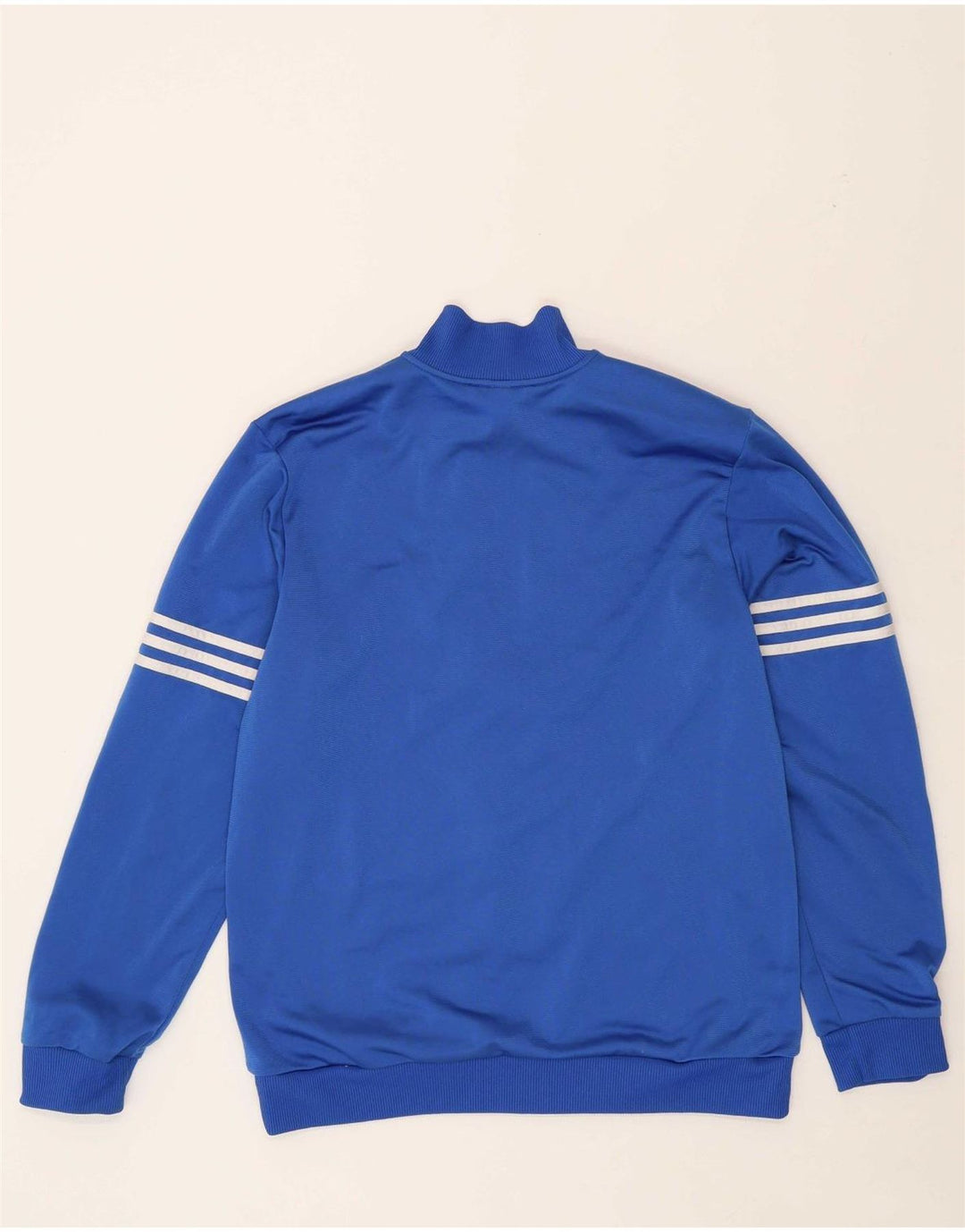ADIDAS Mens Tracksuit Top Jacket UK 42/44 Large Blue Polyester