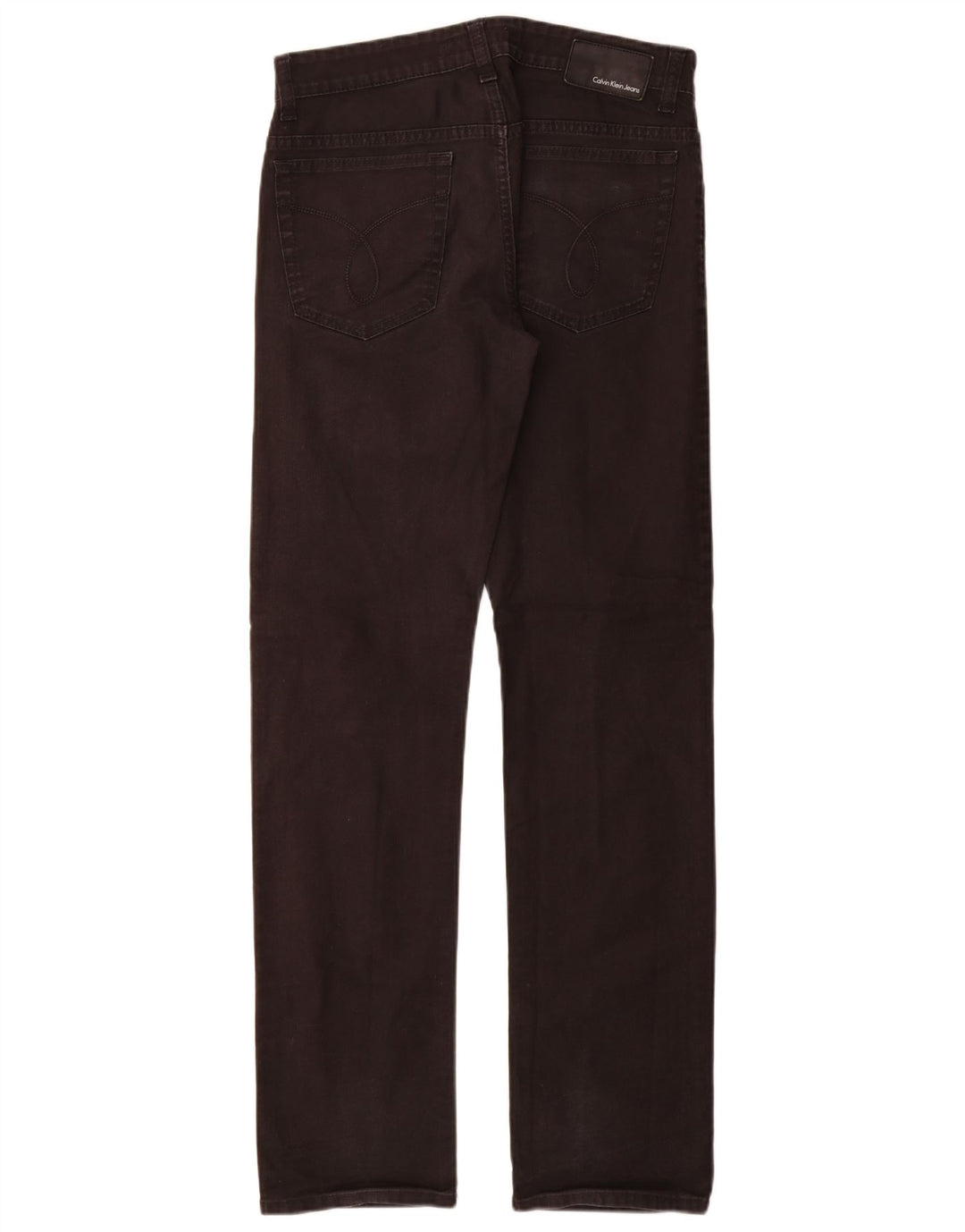 Calvin Klein Straight Jeans til mænd W30 L34 Sort bomuld