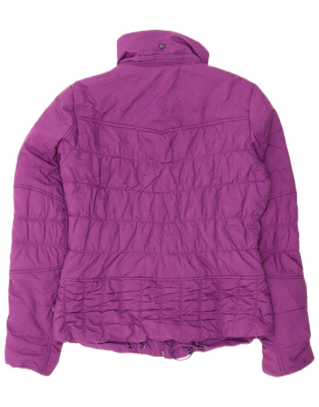 Prana polstret jakke til kvinder UK 16 Stor lilla polyester