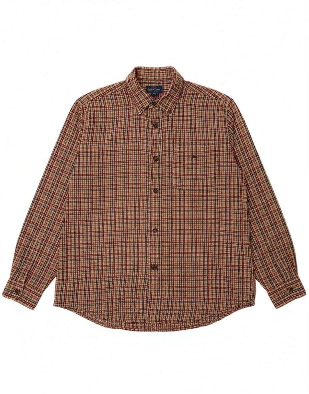 LINCOLN Mens Flannel Shirt XL Multicoloured Check Cotton