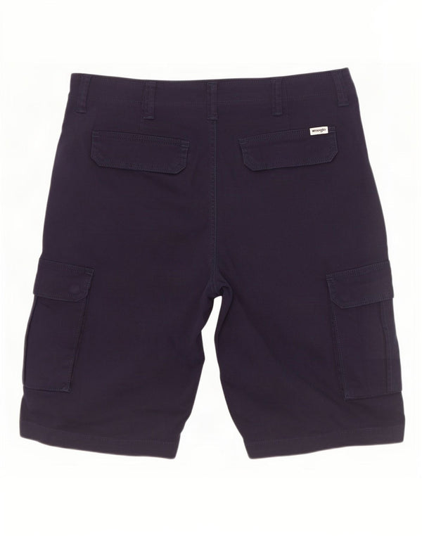 Wrangler Herre Casey Cargo Shorts W33 Medium Marineblå Bomuld