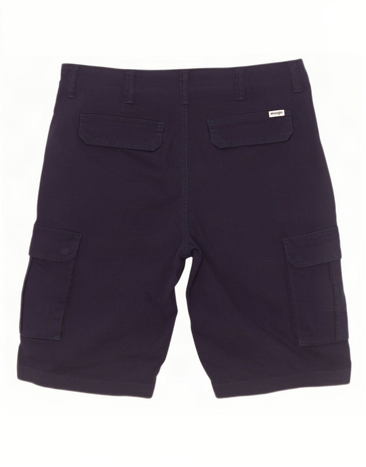 Wrangler Herre Casey Cargo Shorts W33 Medium Marineblå Bomuld