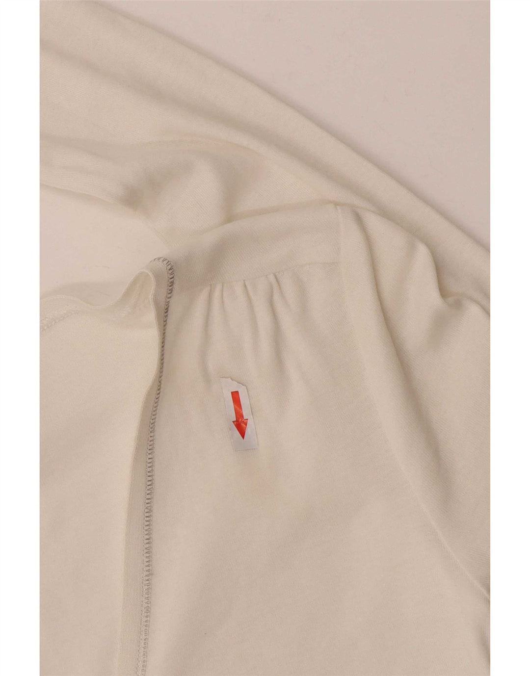 Massimo Dutti Dame Cardigan Top UK 8 Small White Bomuld