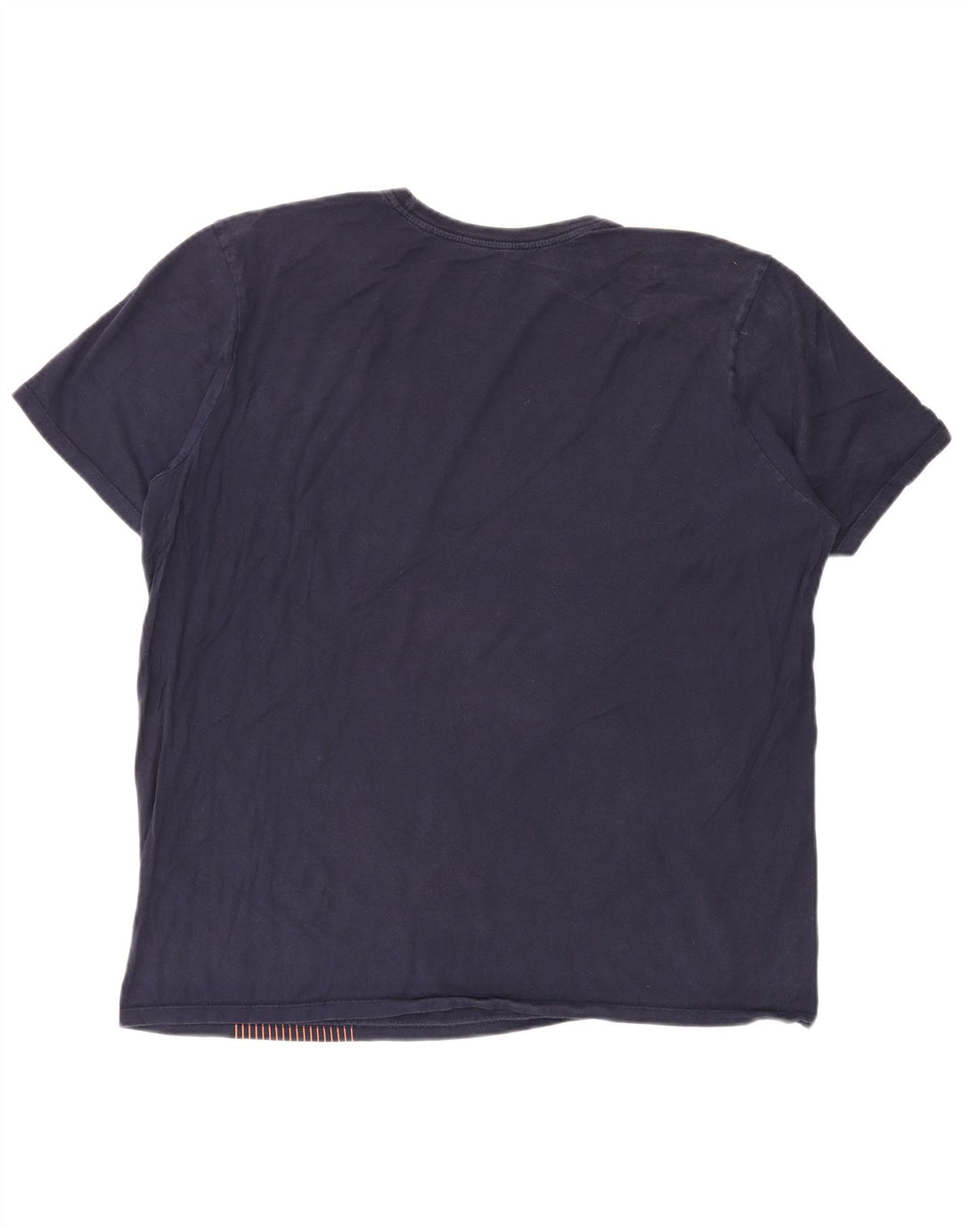 NIKE grafisk T-shirt top til mænd XL marineblå bomuld