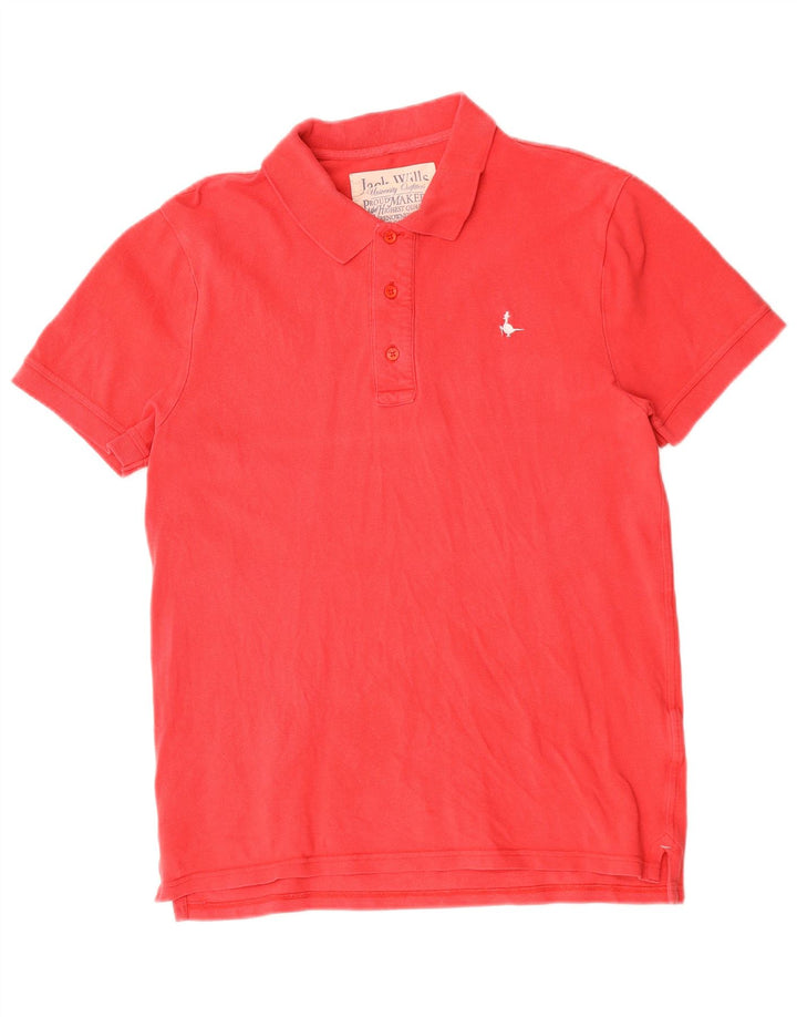 Jack Wills herre poloshirt Medium rød bomuld