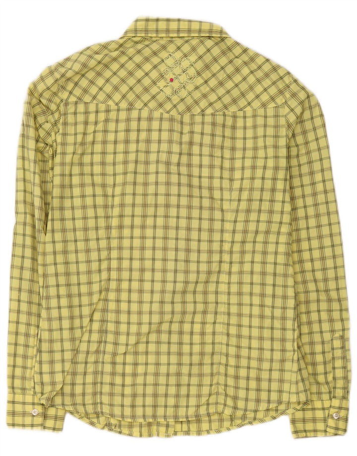 Think Pink Dameskjorte UK 14 Medium Yellow Check