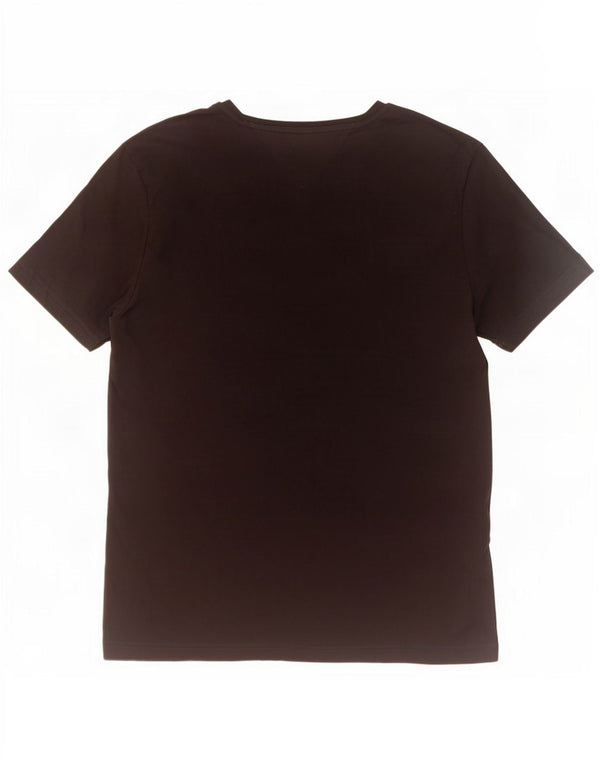 Tommy Hilfiger Herre Grafisk T-Shirt Top XL Sort Bomuld