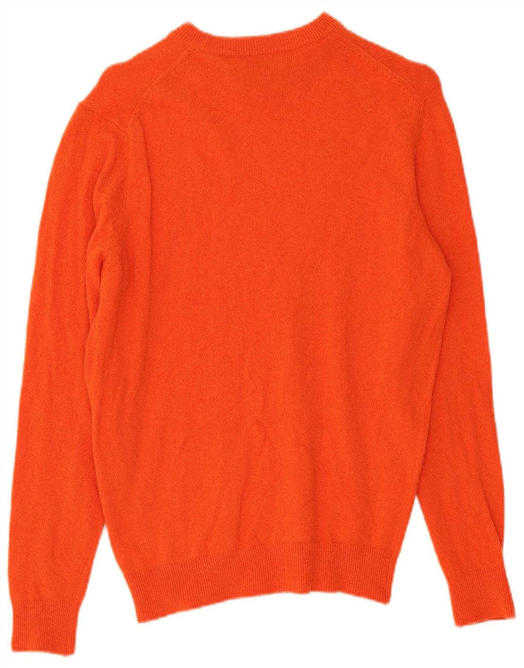 Zara Herre sweater med rund hals, lille orange