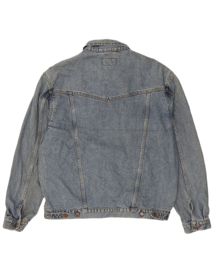 Wrangler Herre denimjakke UK 42 XL Blå Bomuld