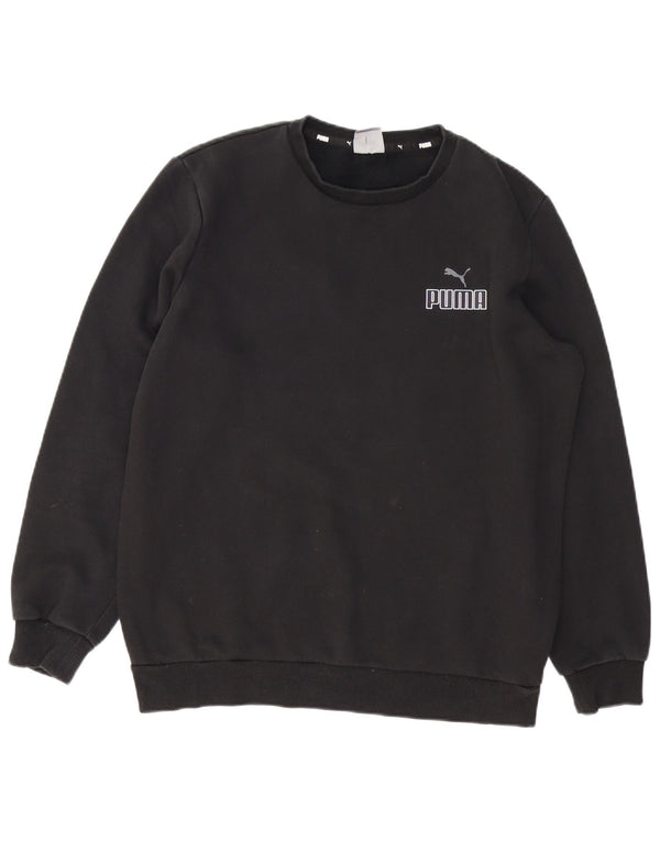 Puma Herre sweatshirt Jumper Medium Sort Bomuld
