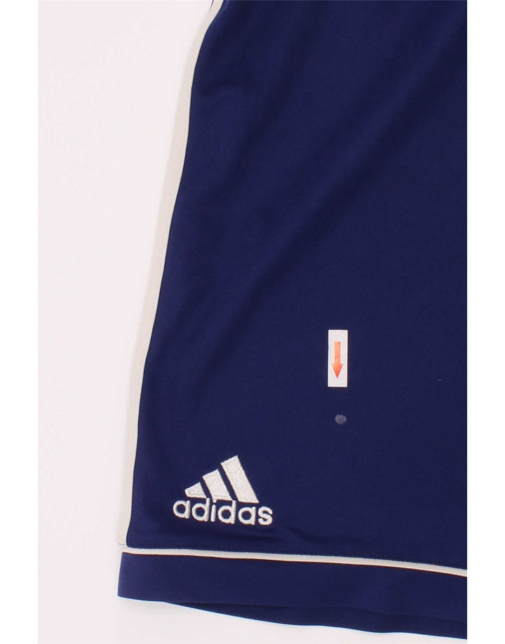 Adidas Boys Climalite Sportshorts 13-14 år Blå polyester