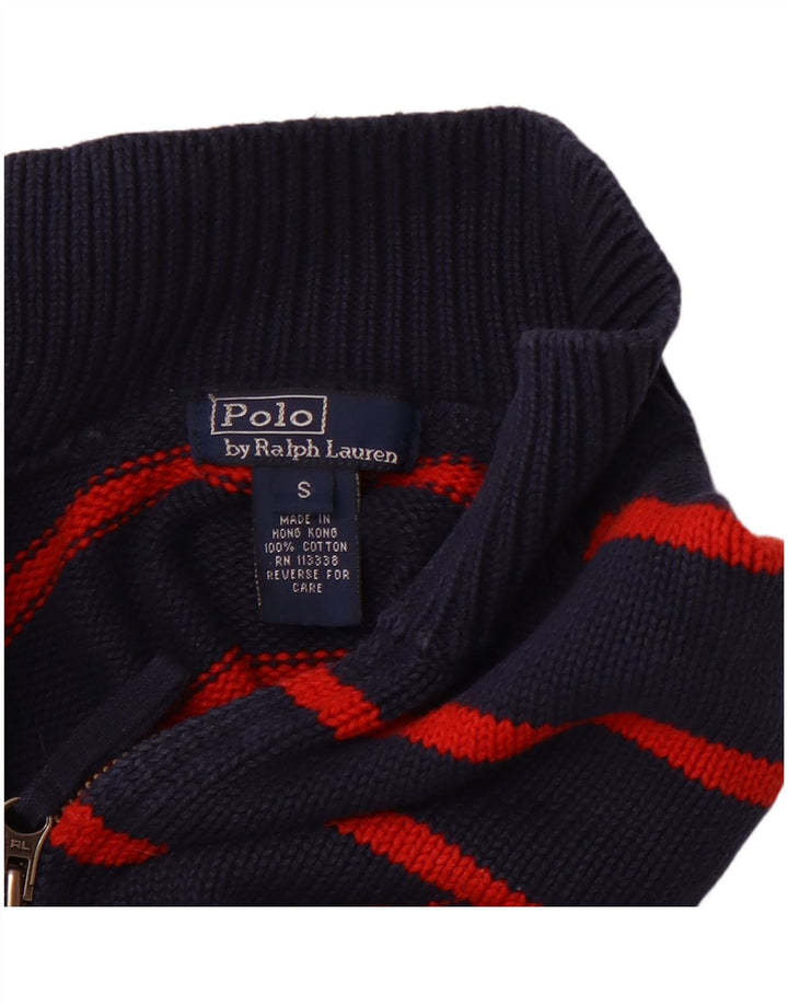 POLO RALPH LAUREN Drenge sweater med lynlåshals 7-8 år Lille marineblå
