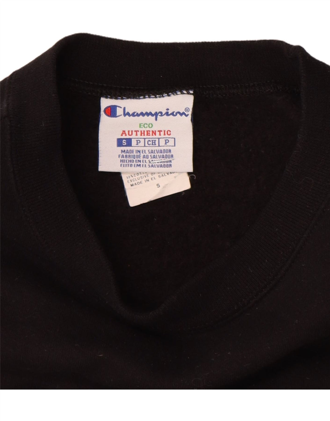 Champion Herre Tigers Grafisk Sweatshirt Jumper lille sort bomuld