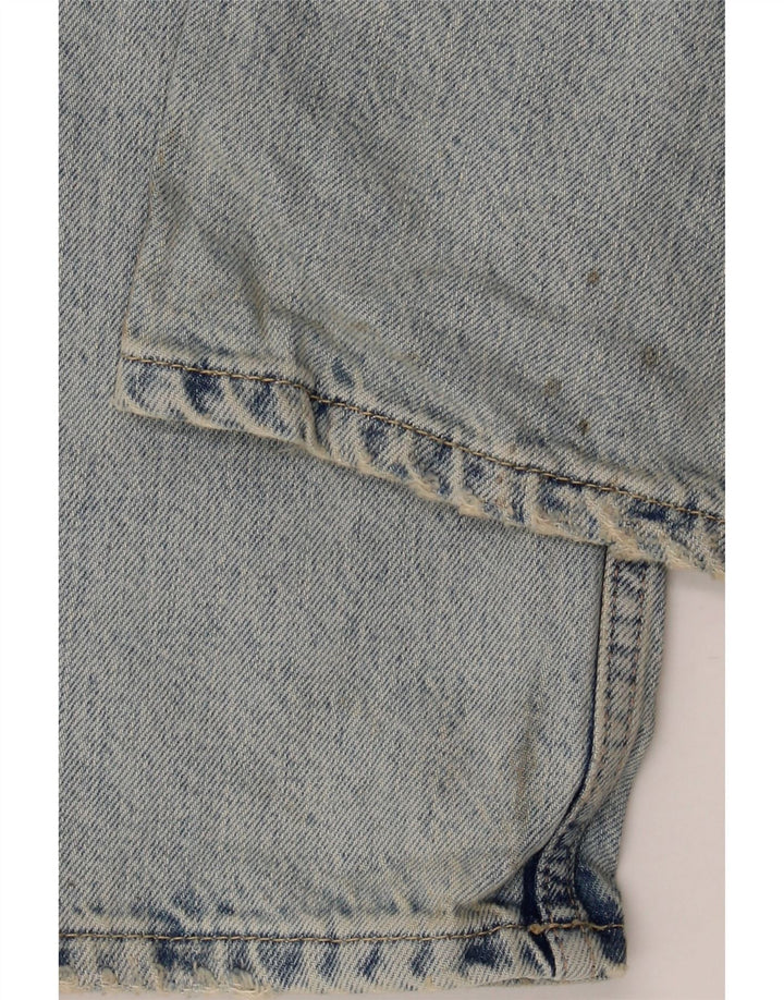 ZARA Straight Jeans til kvinder EU 40 Medium W30 L28 Blå Bomuld