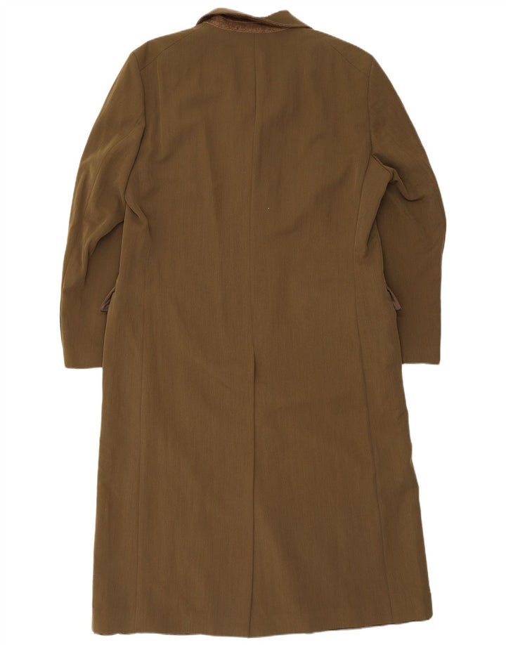 Hugo Boss Herre Overfrakke EU 50 Stor Khaki Polyamid