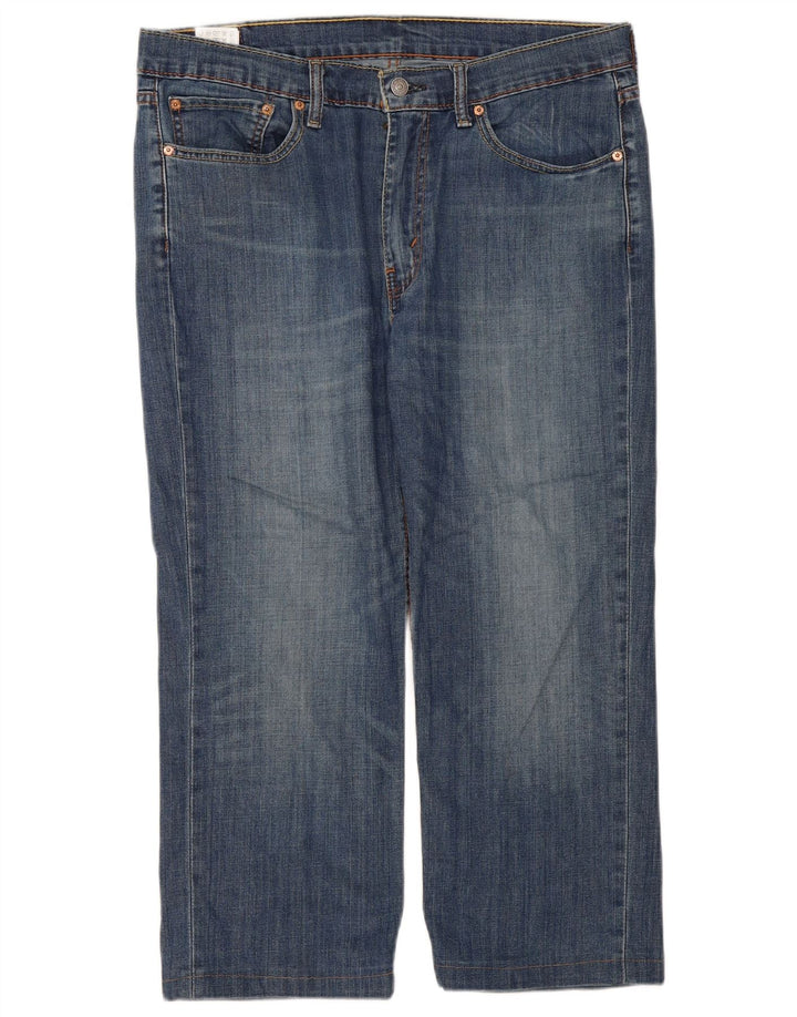 Levi's Dame Capri Jeans W36 L23 Blå Bomuld