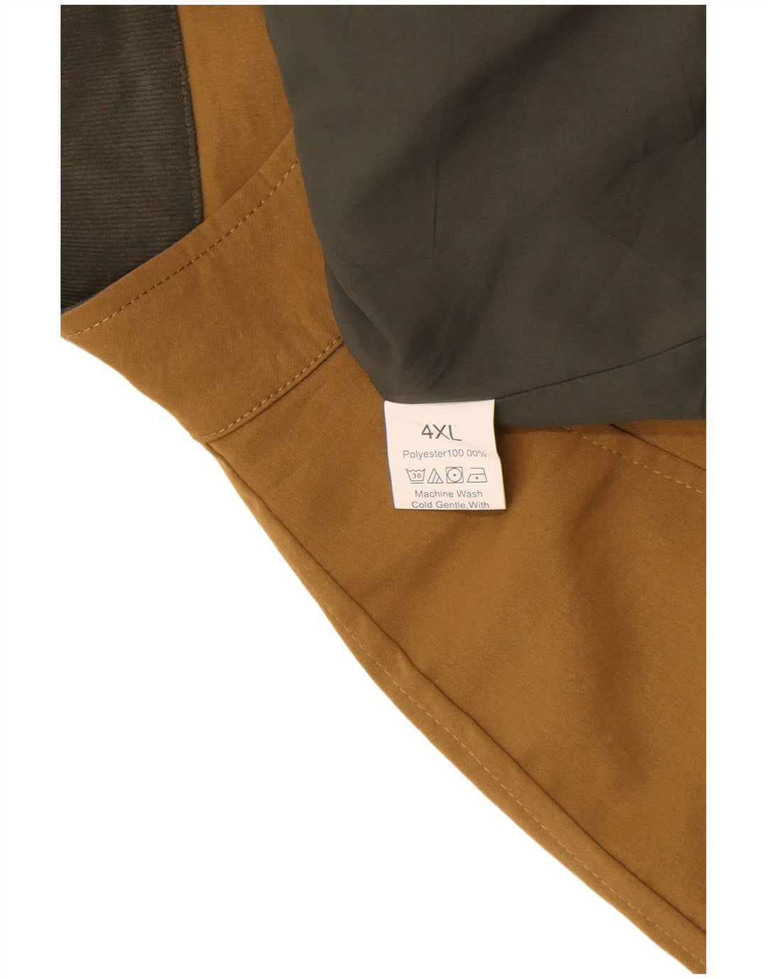 Vintage kvinders trenchcoat UK 24 4XL brun polyester