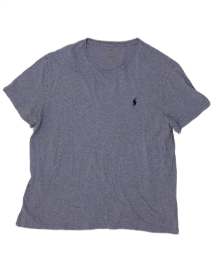Polo Ralph Lauren Herre T-shirt Top Medium Blue Bomuld
