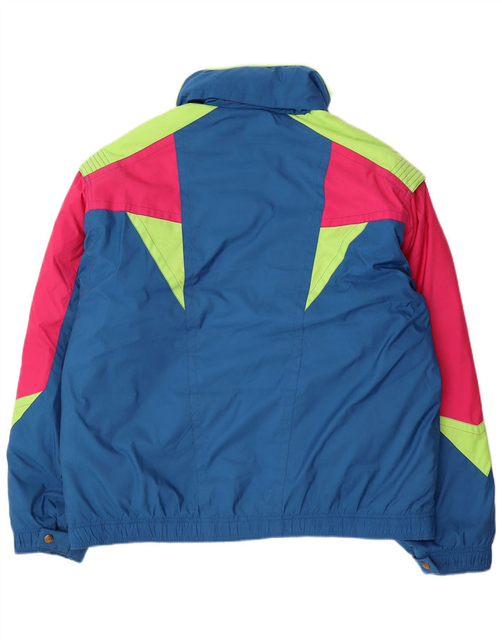 Dubin Herre Skijakke IT 52 Stor Blå Colourblock Polyester