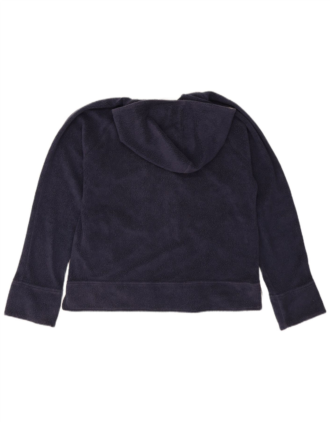 Nike dame fleecejakke med hætte US 12/14 Stor marineblå polyester