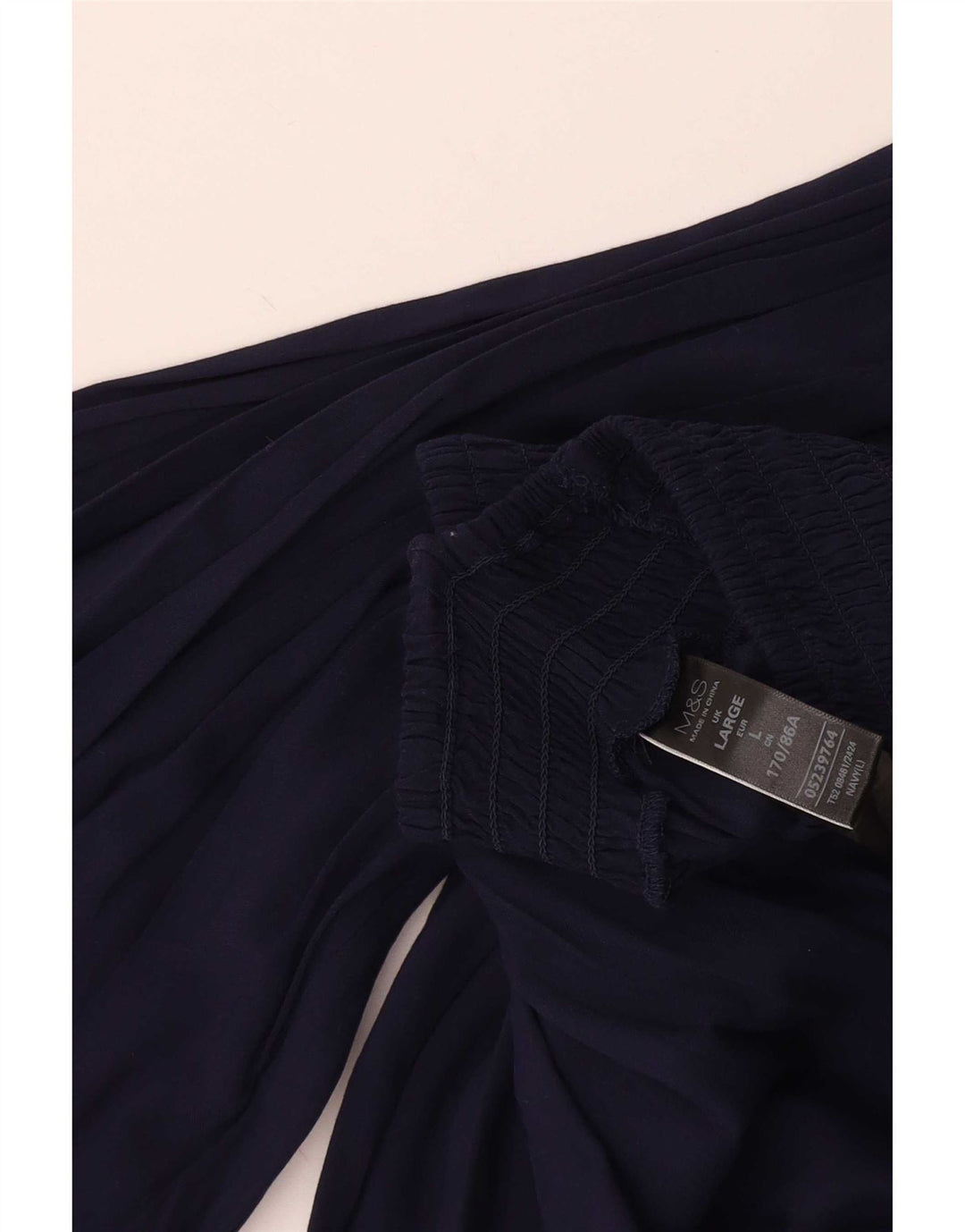 Marks & Spencer Dame joggers Cropped Trousers Large W30 L23 Navy Blue