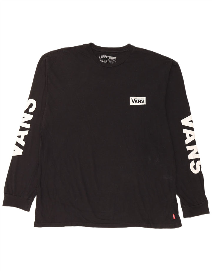 Vans Herre Grafisk Top Langærmet XL Sort Bomuld