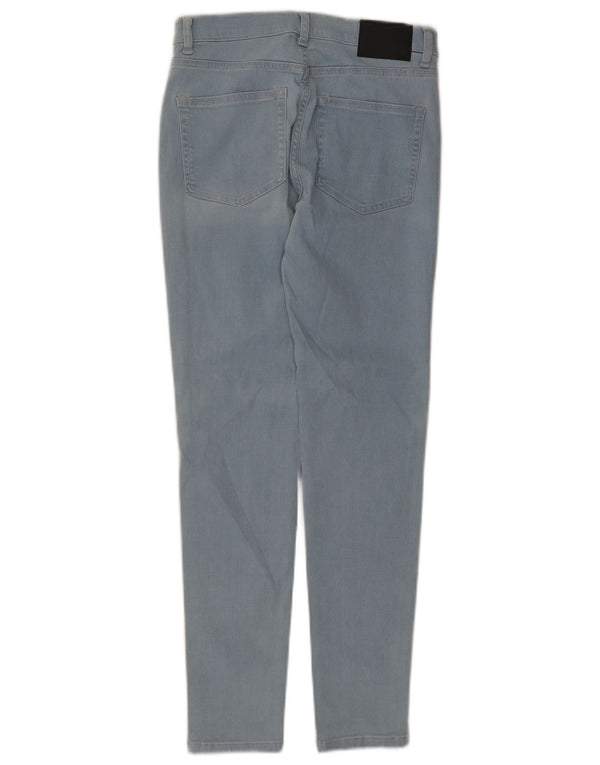 French Connection Dame Skinny Jeans UK 10 Small W26 L28 Blue
