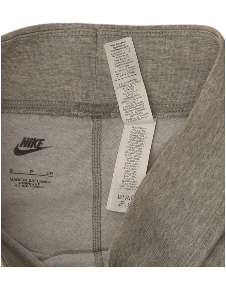 Nike Dame Grafiske Leggings UK 10 Small Grey Bomuld