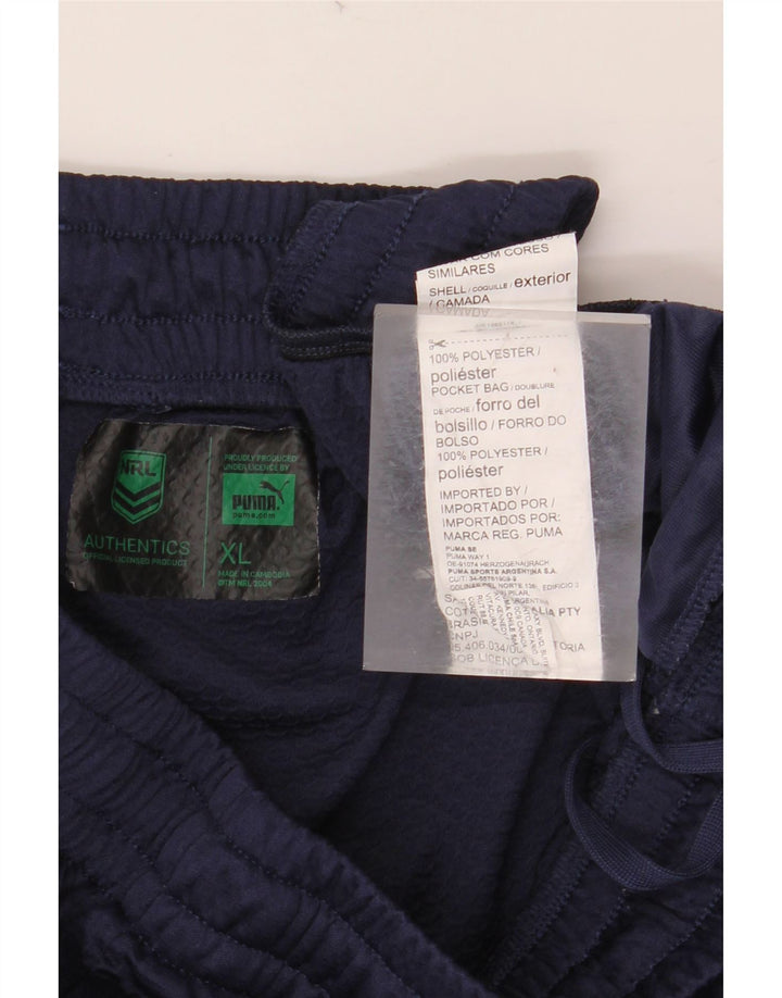 PUMA Herre Warriors træningsdragt Bukser XL Marineblå Colourblock Polyester