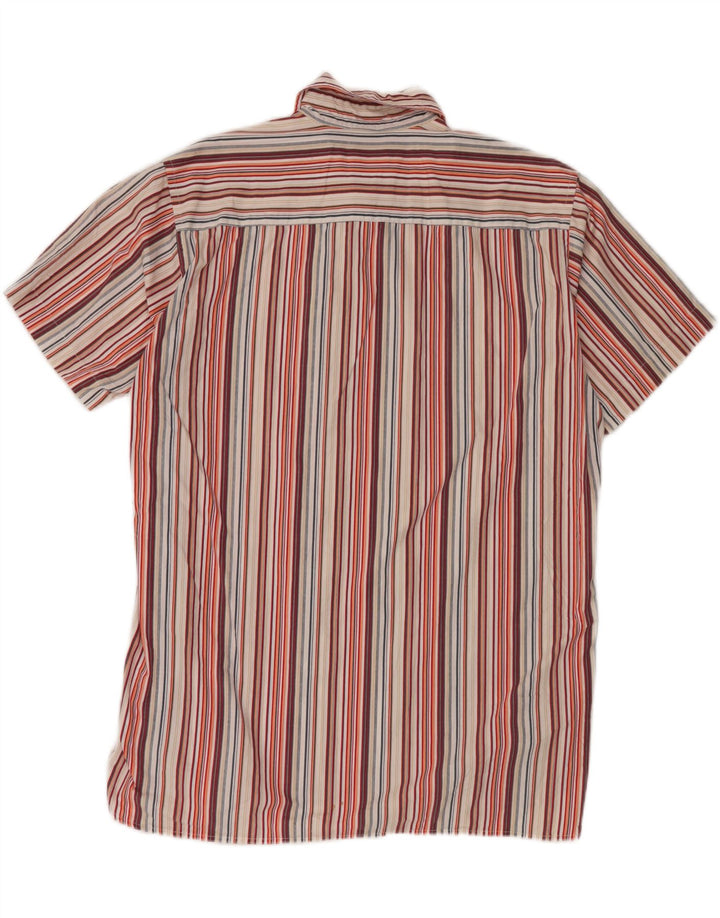 TOM TAILOR Kortærmet herreskjorte 2XL flerfarvet stribet bomuld