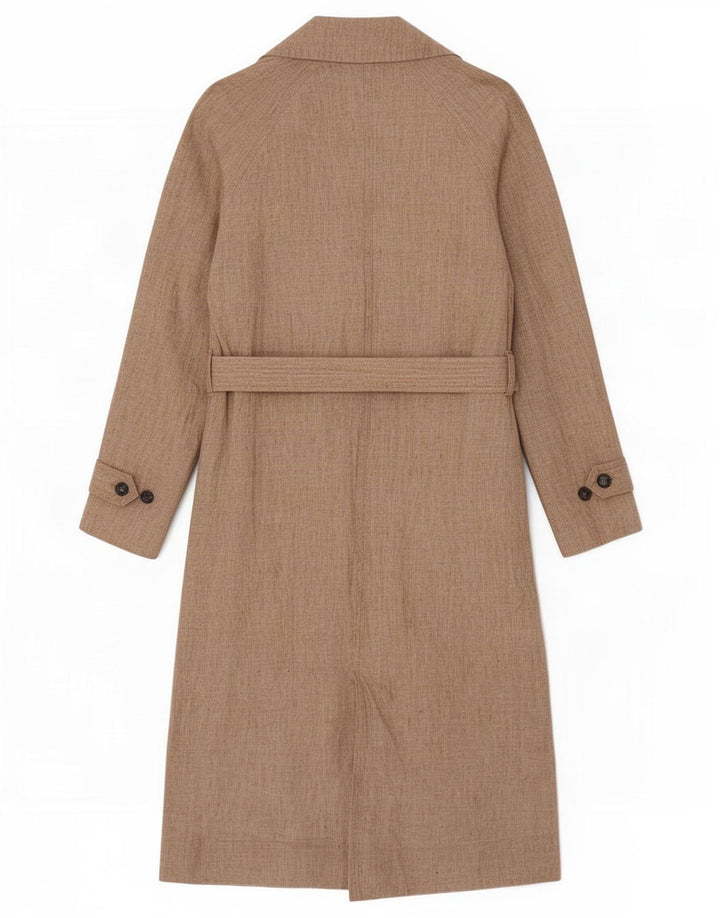 Massimo Dutti Dame Trench Coat UK 10 Small Beige