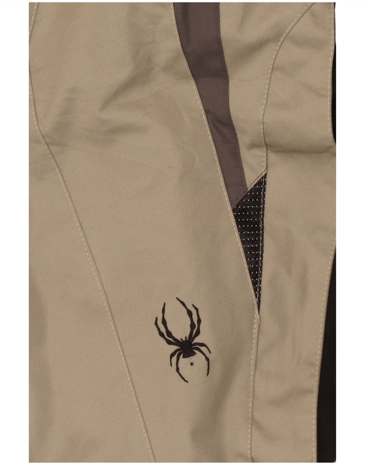 Spyder Herre Skijakke UK 40 Stor Beige Colourblock