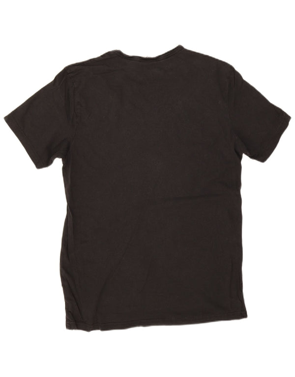 Calvin Klein Herre grafisk T-shirt Top Medium Sort Bomuld