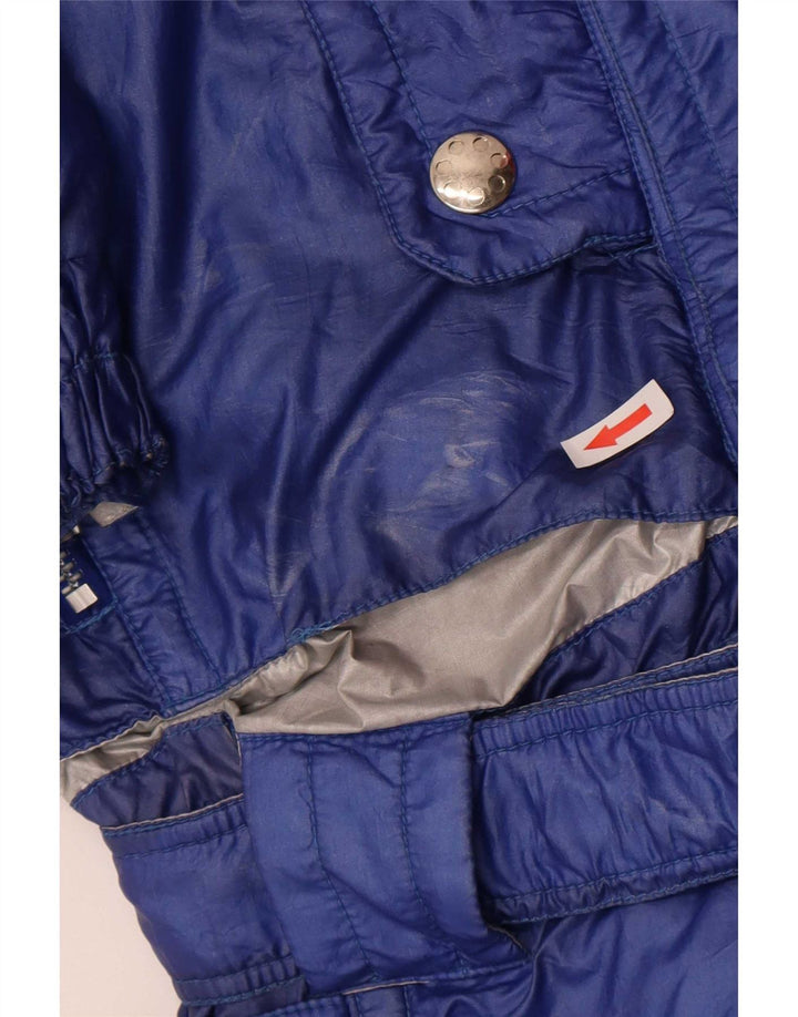 Cerruti 1881 Herre Ski Jumpsuit IT 52 Stor Blå Polyamid