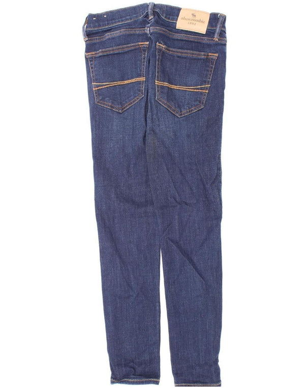 Abercrombie & Fitch Boys Slim Skinny Jeans 11-12 år W24 L25 Marineblå