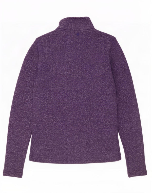Mountain Warehouse Dame træningsdragt Topjakke UK 12 Medium Lilla Flecked